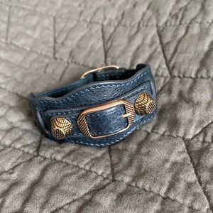 Balenciaga Arena leather wrap bracelet